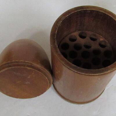 Lot of Stuff: MCM Tray, Bullet Pencil Holder, Lassie Book, More