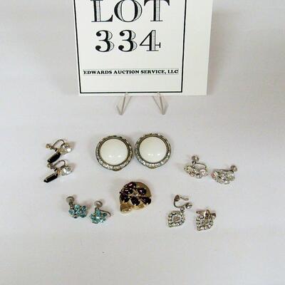 Nice Vintage Rhinestone Jewelry Lot