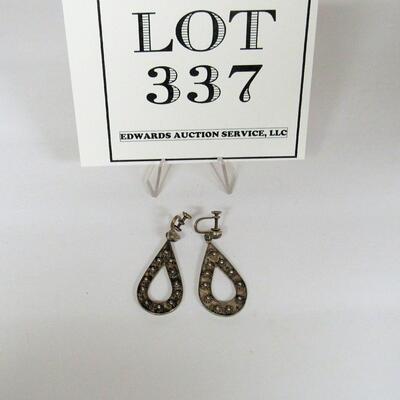 Vintage Mexico Sterling Silver Earrings