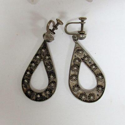 Vintage Mexico Sterling Silver Earrings