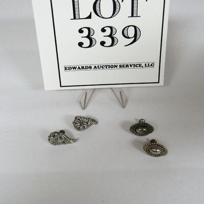 2 Pair Vintage Earrings, 1 Marked Sterling