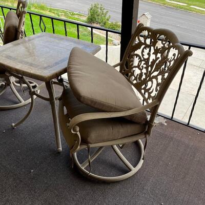 #12 Spinning Patio Chairs