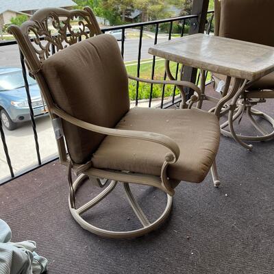 #12 Spinning Patio Chairs