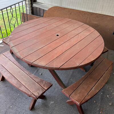 #14 Wooden Picnic Table