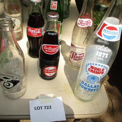Vintage Collectible Soda Bottles