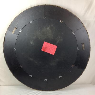 1023 Nautical Twisted Round Rope Mirror