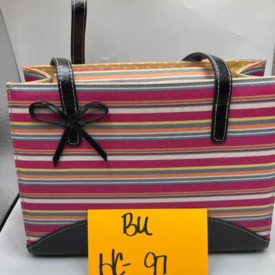 Stripe Handbag