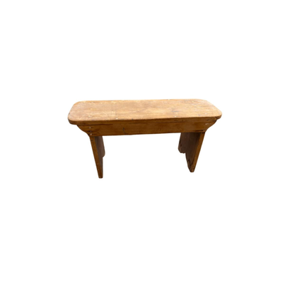 1088 Antique Pine Wooden Bench