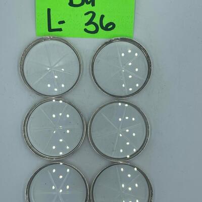 6 Pc Sterling Coasters