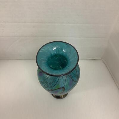 Lot 1106  Beautiful Art Glass Vase byDavid Lindsay & Glass Forge Art Glass Vase