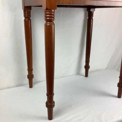 1029 Antique Mahogany One Drawer Side Table