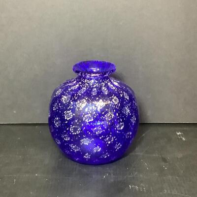 Lot 1117. Pair of Hand blown Glass Vases