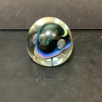 Lot 1121. Beautiful Hand Blown Glass Paperweights