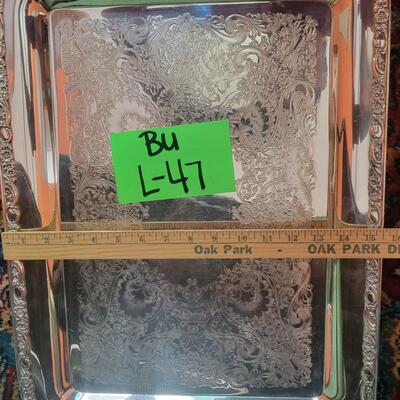 Lg Silver Platter