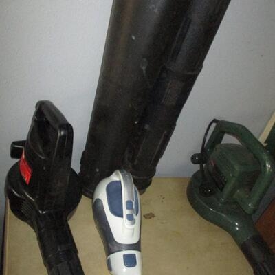 Blowers and Handheld Vac