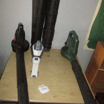 Blowers and Handheld Vac