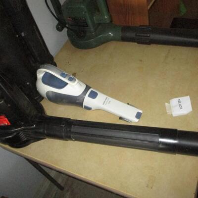 Blowers and Handheld Vac
