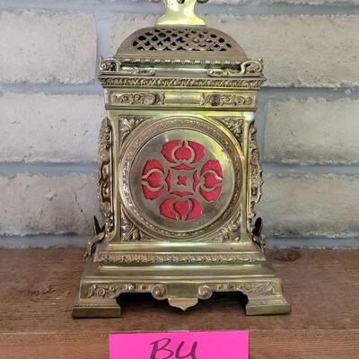19th Century French Brass Cased Mantle Clock