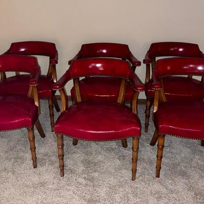 Red Leather Lounge Chairs