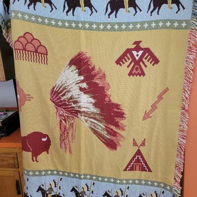 Native American Themed Afghan