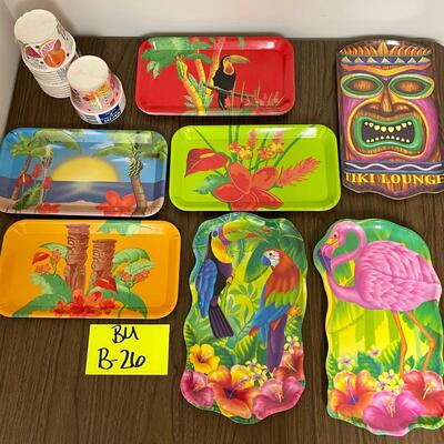 Plastic Tiki Platters