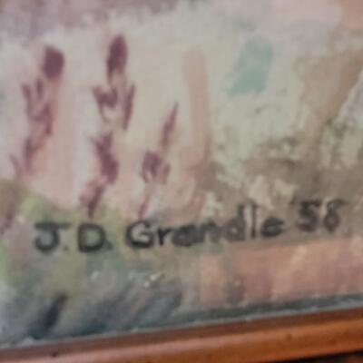 J.D. GRANDLE FRAMED ART