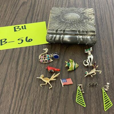 Jewelry box & Brooches