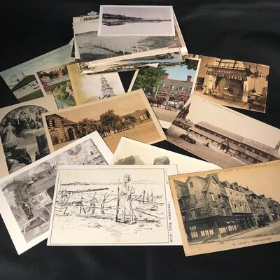 Postcard and photo lot