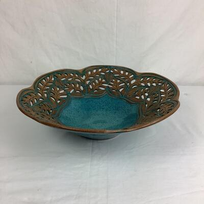 1030 Pottery Decor Bowl Hand-Thrown by Susan Freeman