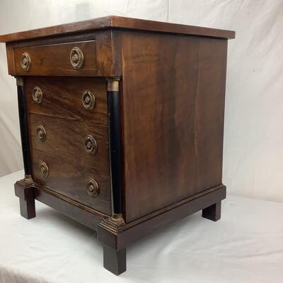 1031 Vintage Ethan Allen Four Drawer Stand