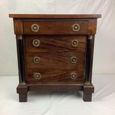 1031 Vintage Ethan Allen Four Drawer Stand