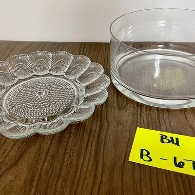 Deviled Egg & Glass Bowl