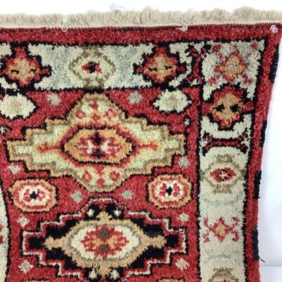 1034 Tribal Style Hand Woven Wool Rug