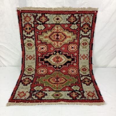 1034 Tribal Style Hand Woven Wool Rug