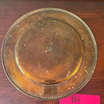 8 Pc Brass Plate lot