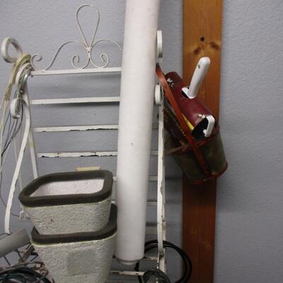 White Plant Stand, Faucet Covers, Plant Hangers