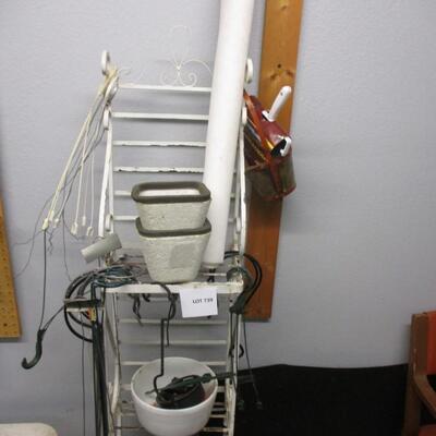 White Plant Stand, Faucet Covers, Plant Hangers