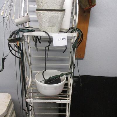 White Plant Stand, Faucet Covers, Plant Hangers