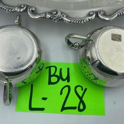 3 Pc Silver Serving Set