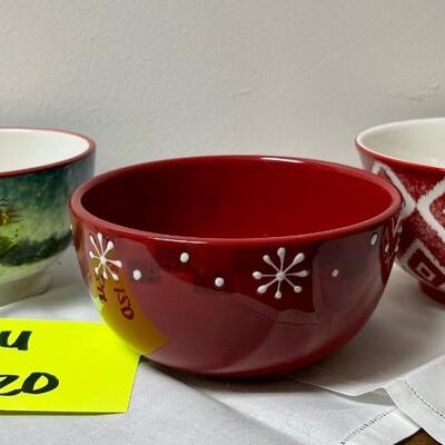 Christmas bowls
