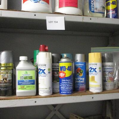Various chemicals/paints