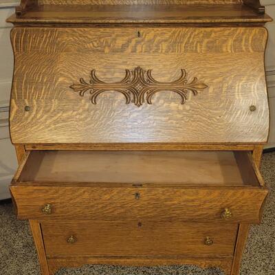 Antique Secretary and Chair