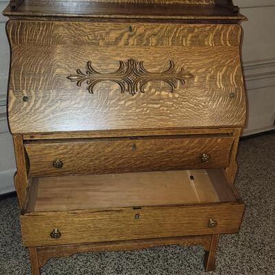 Antique Secretary and Chair