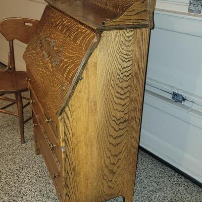 Antique Secretary and Chair