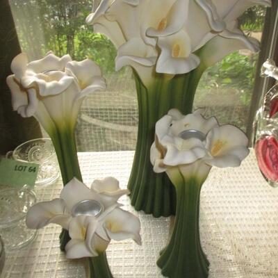 Calla Lilly Candleholders