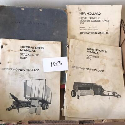 Flat of Sperry New Holland Manuals