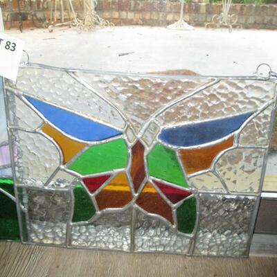 Stained Glass-Butterfly/Sun