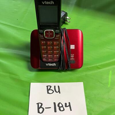 Red Cordless Phone