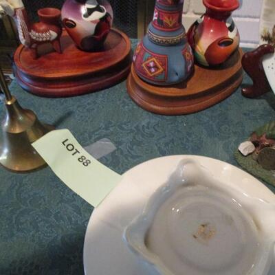 Decorative Plate, Vase Figurines