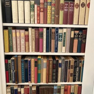 Collection of 91 Heritage Press Hardcover Books